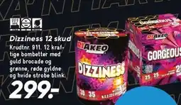 Bilka RIAKEO FIREWORKS Dizziness 12 skud tilbud