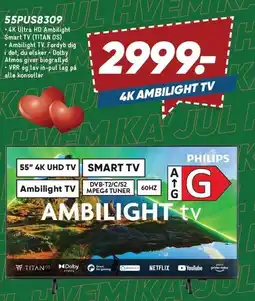 Bilka Philips 55PUS8309 tilbud