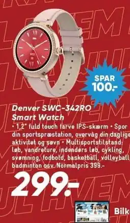 Bilka Denver SWC-342RO Smart Watch tilbud