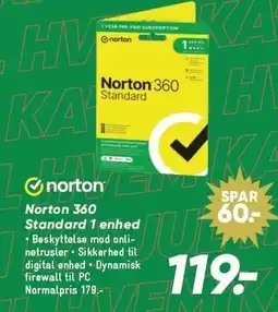 Bilka Norton 360 Standard 1 enhed tilbud