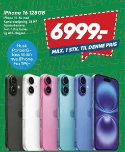 Bilka iPhone 16 128GB tilbud
