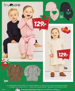 Bilka Heldragt, hue, hagesmæk, cardigan, kjole el. leggings tilbud