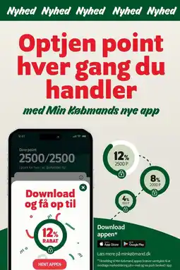 Min Købmand Optjen point hver gang du handler tilbud