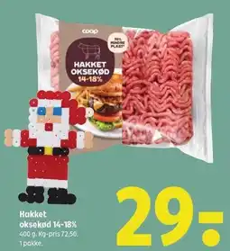 Coop 365 COOP Hakket oksekød 14-18% tilbud