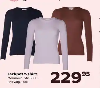 Kvickly JACKPOT t-shirt tilbud
