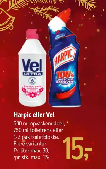 Føtex Harpic eller Vel tilbud