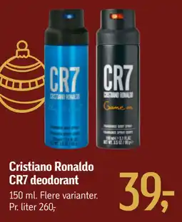 Føtex Cristiano Ronaldo CR7 deodorant tilbud