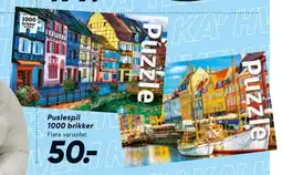 Bilka Puslespil 1000 brikker tilbud
