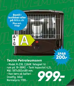 Bilka Tectro Petroleumsovn tilbud
