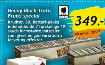 Bilka Heavy Block Trutti Frutti special tilbud