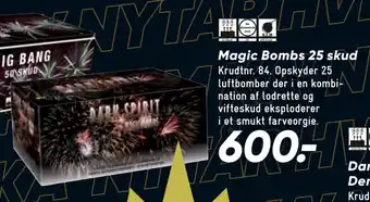 Bilka Magic Bombs 25 skud tilbud