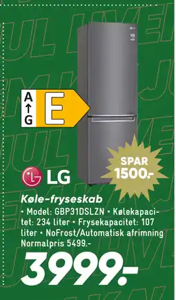 Bilka Køle-fryseskab tilbud