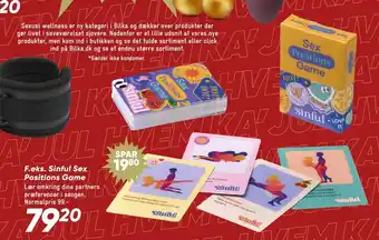 Bilka Sinful Sex Positions Game tilbud