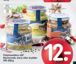 Rema 1000 Fiskemandens sild Marinerede, karry eller krydder 290-550 g tilbud