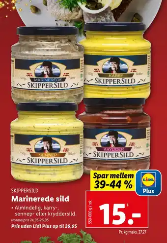 Lidl Marinerede sild tilbud