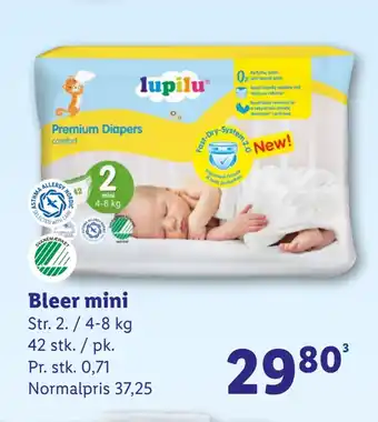 Lidl Bleer mini tilbud