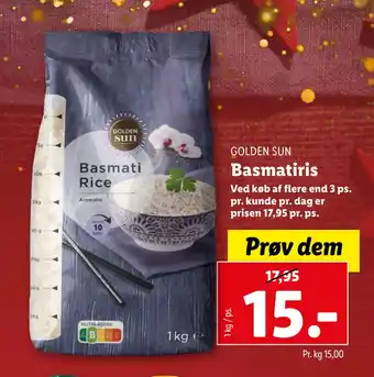 Lidl Basmatiris tilbud