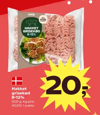 Kvickly Hakket grisekød 8-12% tilbud