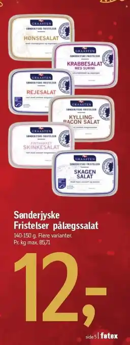 Føtex Sønderjyske Fristelser pålægssalat tilbud