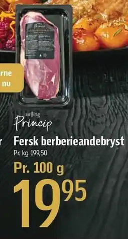 Føtex Salling Princip Fersk berberieandebryst tilbud