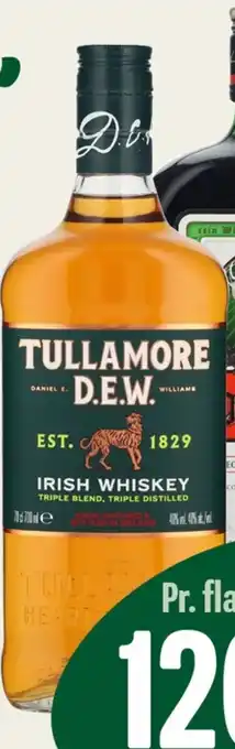 Min Købmand TULLAMORE D.E.W. Irish whiskey tilbud