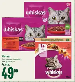 Min Købmand Whiskas tilbud