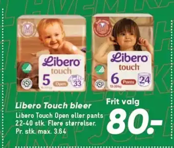 Bilka LIBERO Touch bleer tilbud