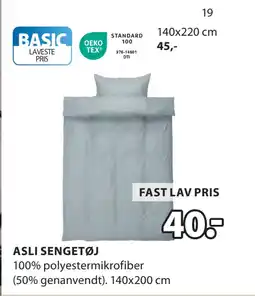 JYSK ASLI SENGETØJ tilbud