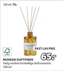 JYSK MOHEDA DUFTPINDE tilbud