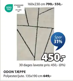 JYSK ODON TÆPPE tilbud