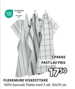 JYSK FLEKKMURE VISKESTYKKE tilbud