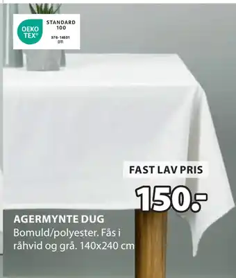 JYSK AGERMYNTE DUG tilbud