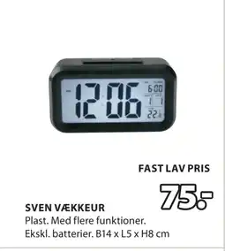 JYSK SVEN VÆKKEUR tilbud
