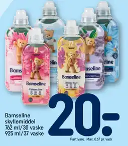 REMA 1000 BAMSELINE Skyllemiddel tilbud