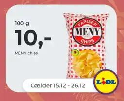 Netto MENY Chips tilbud