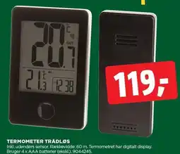 jem & fix TERMOMETER TRÅDLØS tilbud