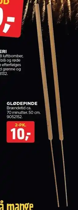 jem & fix GLØDEPINDE tilbud