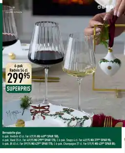 Imerco Bernadotte glas tilbud