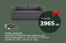 Daells Bolighus 2 PERS. SOVESOFA tilbud