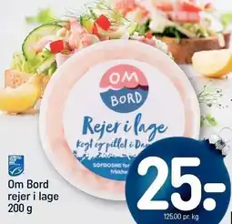 REMA 1000 Om Bord Rejer i lage 200 g tilbud