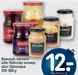REMA 1000 Beauvais survarer eller Bähncke sennep eller Dijonnaise tilbud