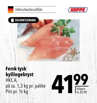 Citti Fersk tysk kyllingebryst tilbud