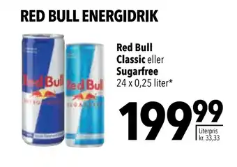 Citti Red Bull Classic. eller. Sugarfree tilbud