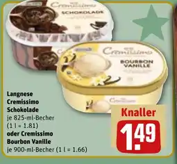 REWE LANGANESE Cremissimo schokolade tilbud