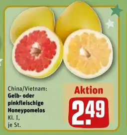 REWE Gelb- oder pinkfleischige honeypomelos tilbud