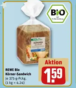 REWE REWE Bio körner-sandwich tilbud