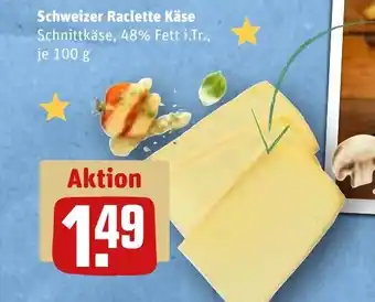 REWE Schweizer raclette käse tilbud