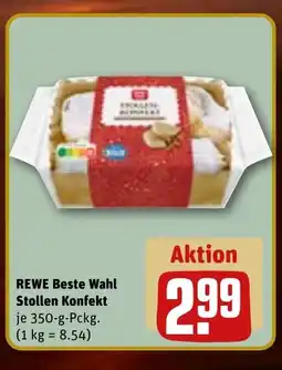 REWE REWE Beste wahl stollen konfekt tilbud