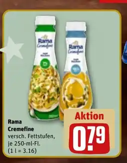 REWE DE RAMA Cremefine tilbud