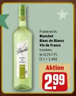 REWE DE BLANCHET Blanc de blancs vin de france tilbud
